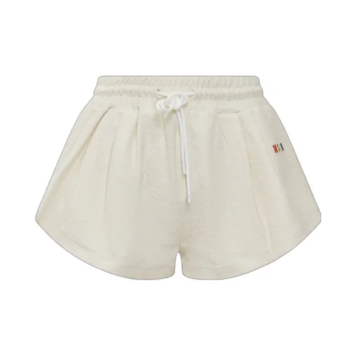 Logo Embroidered Drawstring Shorts
