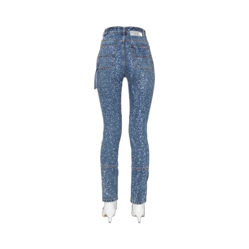 Paint Splatter Skinny Jeans