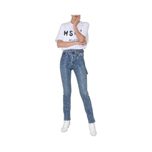 Paint Splatter Skinny Jeans