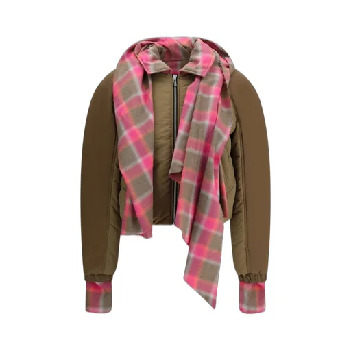 Maxi Scarf Puffer Jacket
