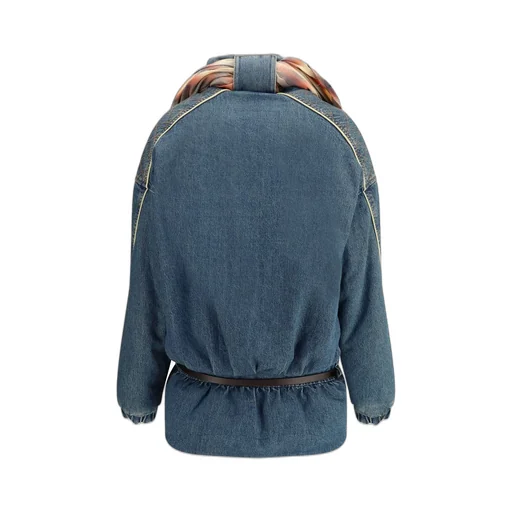 Amy Quilted Denim Jacket