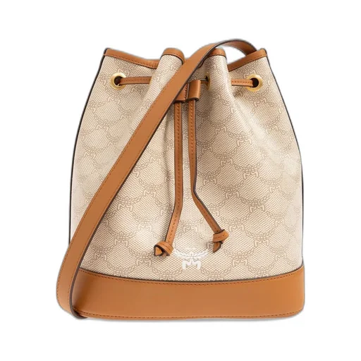 Dessau Logo Printed Drawstring Bucket Bag