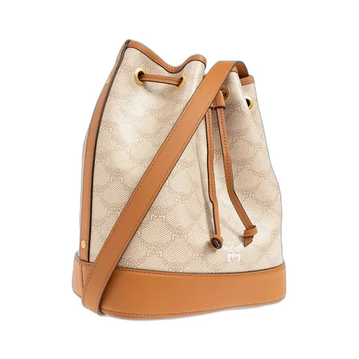 Dessau Logo Printed Drawstring Bucket Bag