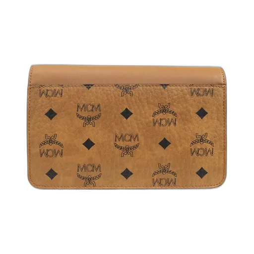 Diamond Visetos Foldover Top Mini Shoulder Bag