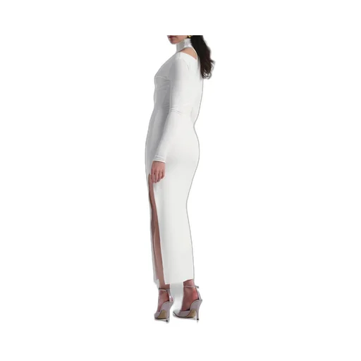 Bambina On A Saturday Night Cut-Out Side-Slit Dress