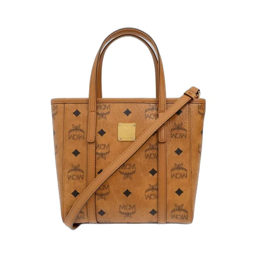 Monogrammed Logo Plaque Tote Bag