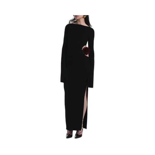 Paloma Floral-Appliqué Jersey Maxi Dress