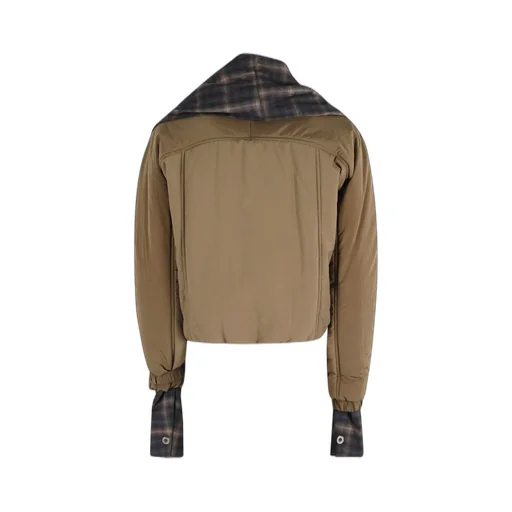 Kirsten Plaid-Trim Jacket