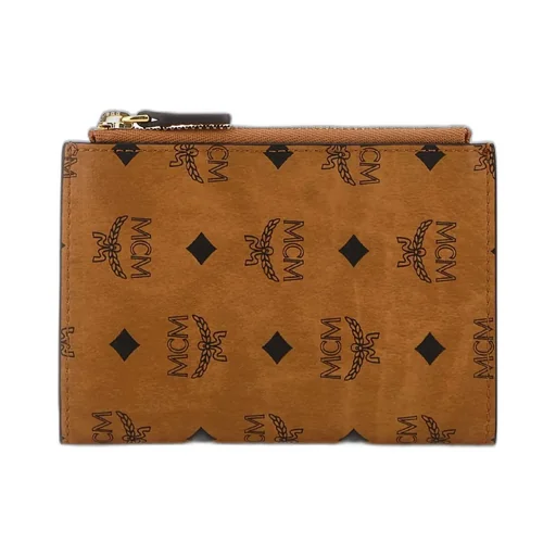 Monogram Printed Zipped Wallet