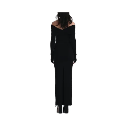 Amara Buckle 2.6 Off-Shoulder Maxi Dress