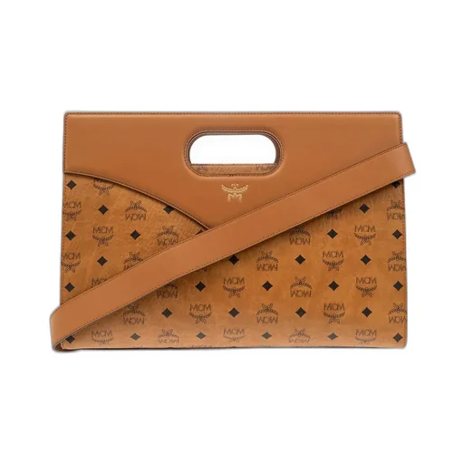 Medium Diamond Visetos Top Handle Bag