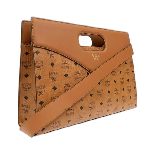 Medium Diamond Visetos Top Handle Bag