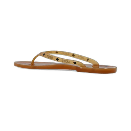 Logo Printed Thong Strap Flip Flops