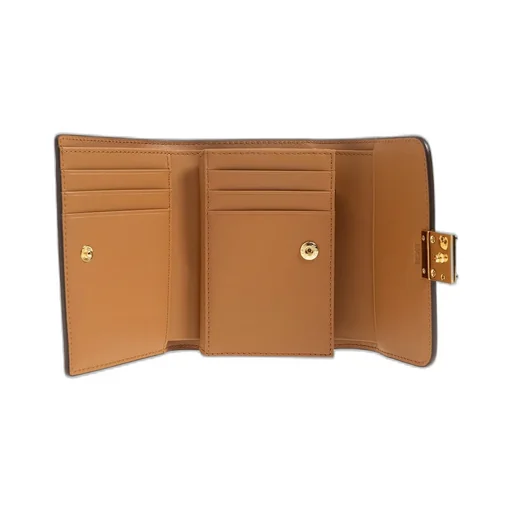 All-Over Logo Patterned Foldover Top Wallet