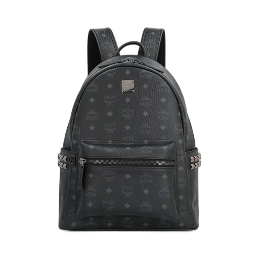 All-Over Logo-Printed Zipped Backpack