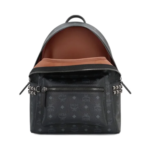 All-Over Logo-Printed Zipped Backpack