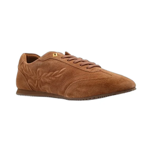 Logo Embossed Low-Top Sneakers