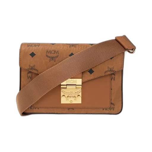 Millie Visetos Logo Printed Small Crossbody Bag