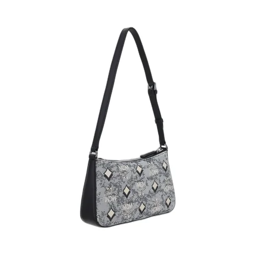 Aren Vintage Monogram Jacquard Shoulder Bag