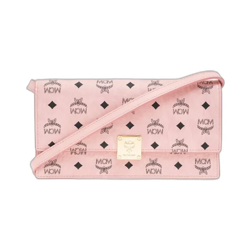 Monogram Printed Foldover Top Crossbody Bag