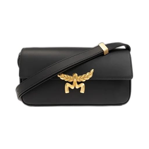 Logo Plaque Small Himmel Shoulder Bag