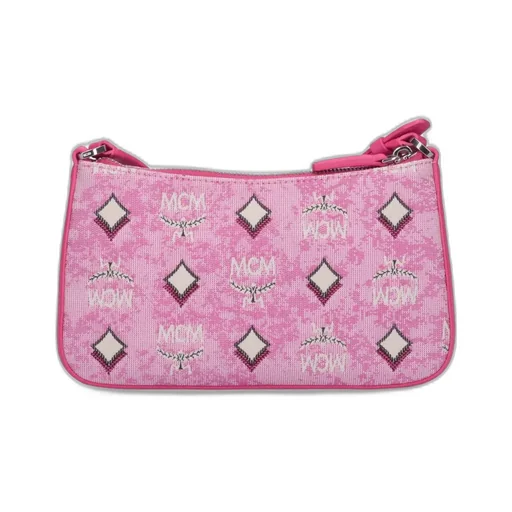 Aren Vintage Monogram Jacquard Shoulder Bag