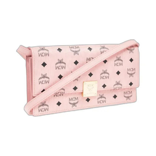 Monogram Printed Foldover Top Crossbody Bag