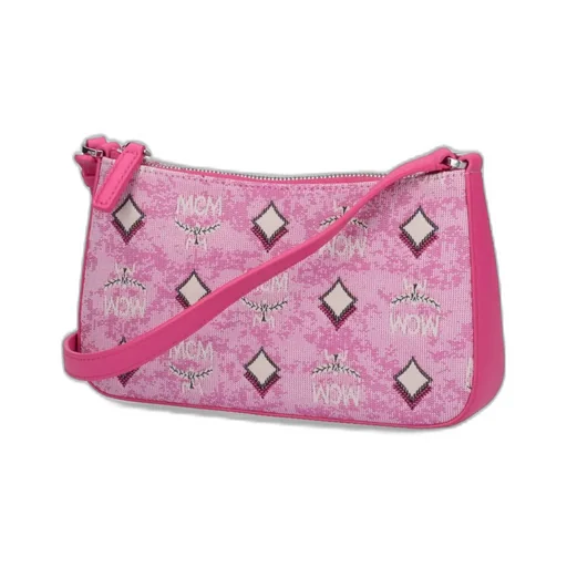Aren Vintage Monogram Jacquard Shoulder Bag