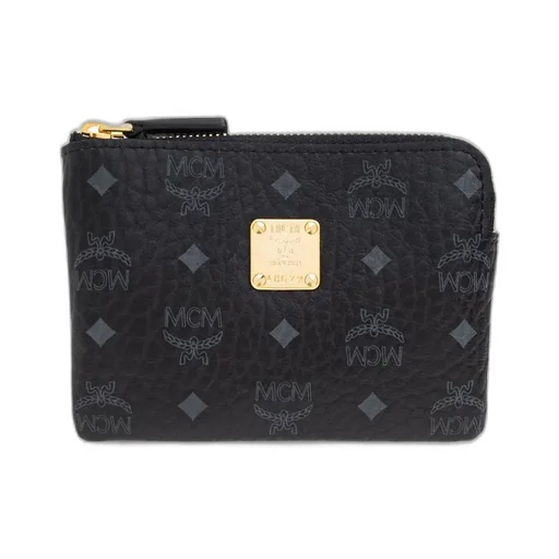 Logo Plaque Zipped Cardholder