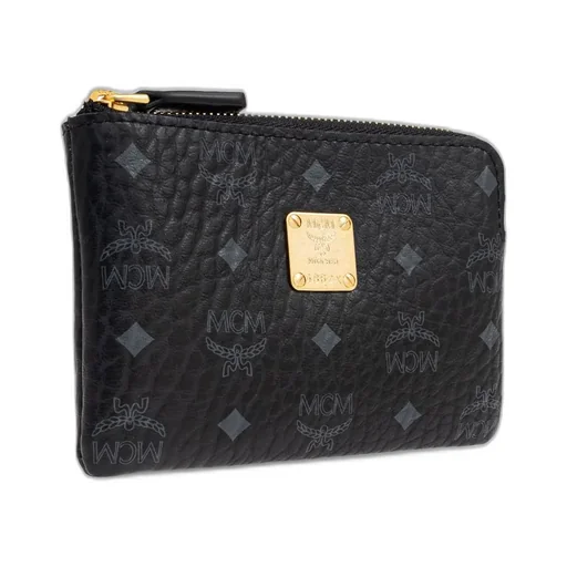 Logo Plaque Zipped Cardholder