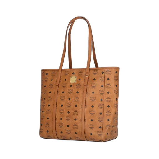 Allover Logo Printed Tote Bag
