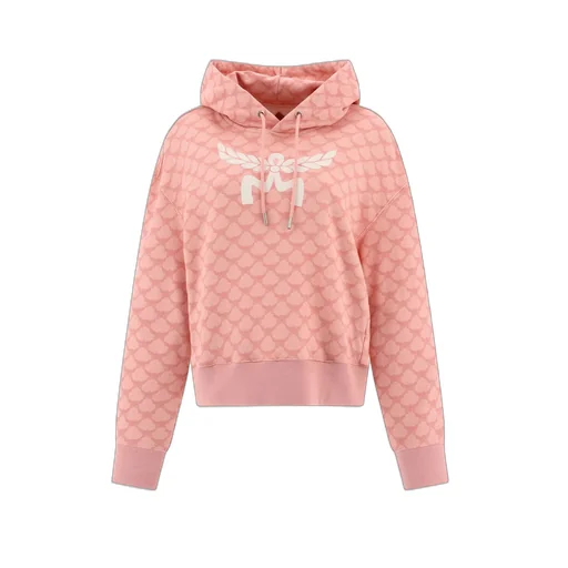Monogram Printed Drawstring Hoodie