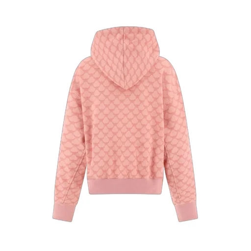 Monogram Printed Drawstring Hoodie