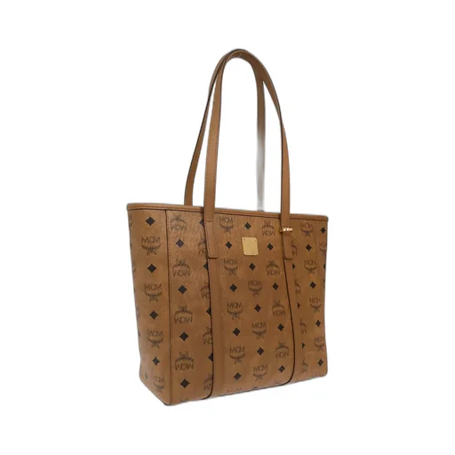 Monogrammed Logo Plaque Tote Bag