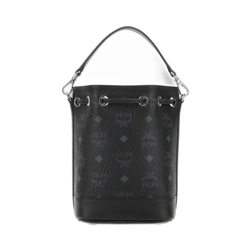 Allover Dessau Monogram Print Drawstring Mini Bucket Bag