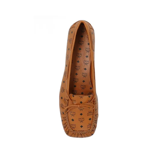 Monogram Printed Bow-Detailed Loafers