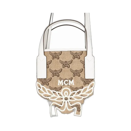 Monogrammed Logo Detailed Tote Bag