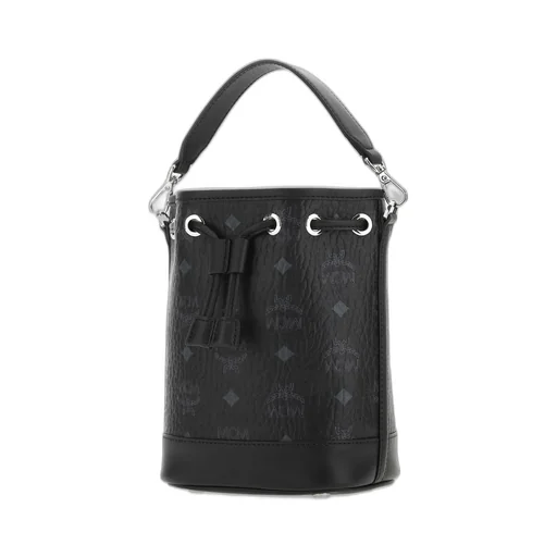 Allover Dessau Monogram Print Drawstring Mini Bucket Bag