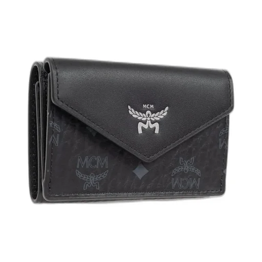 Logo Embossed Foldover Wallet