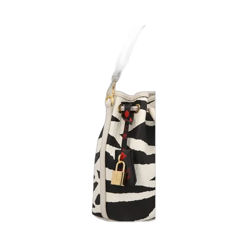 Zebra Printed Drawstring Tote Bag