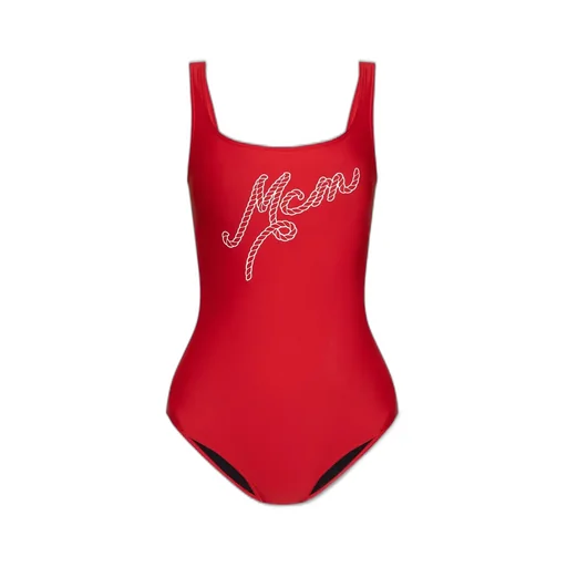 Logo Printed One Piece Swimsuit