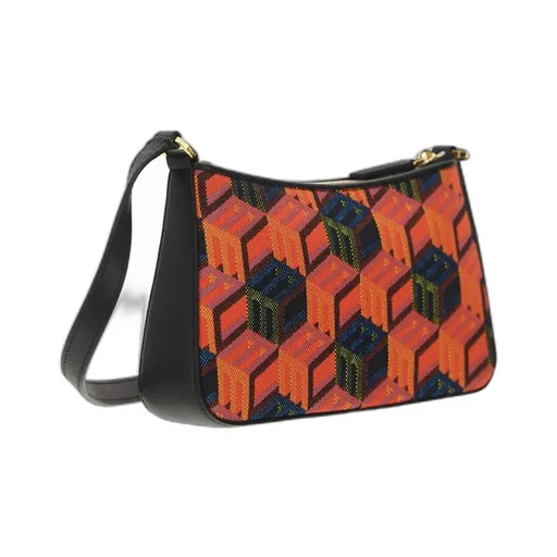 Monogram Zip-Up Mini Shoulder Bag