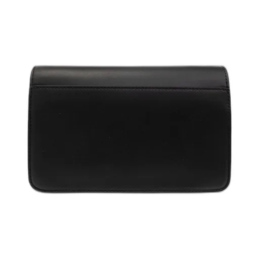 Logo Printed Chain-Linked Shoulder Bag