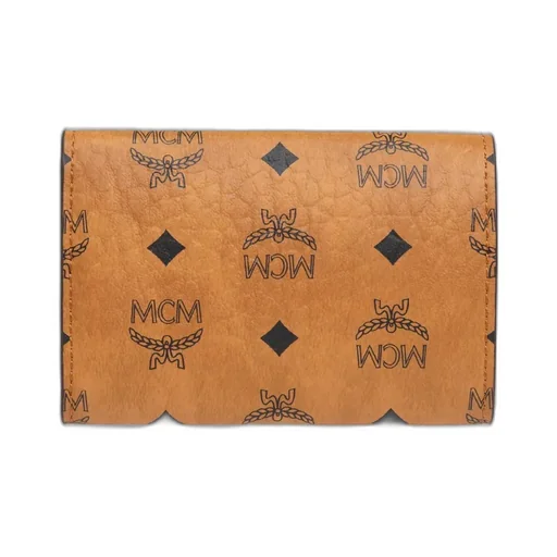 Logo Embossed Foldover Wallet