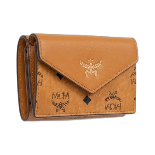 Logo Embossed Foldover Wallet