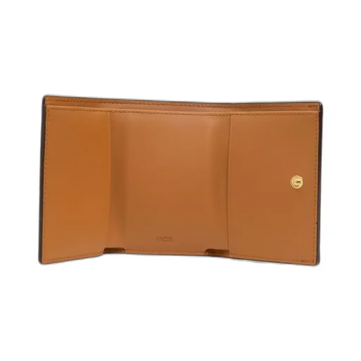 Logo Embossed Foldover Wallet