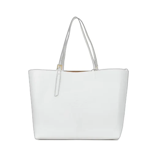 Logo Debossed Tote Bag