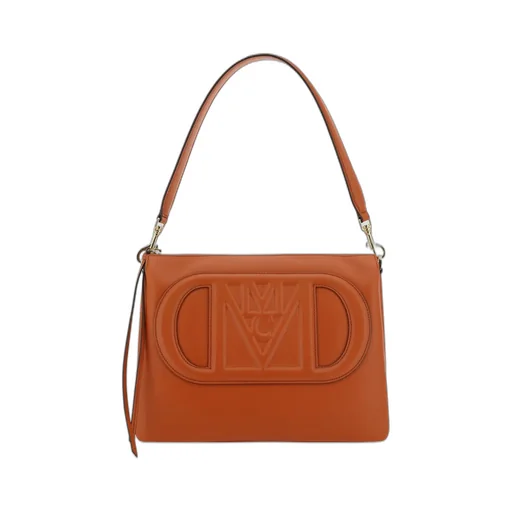 Travia Logo Embossed Medium Top Handle Bag