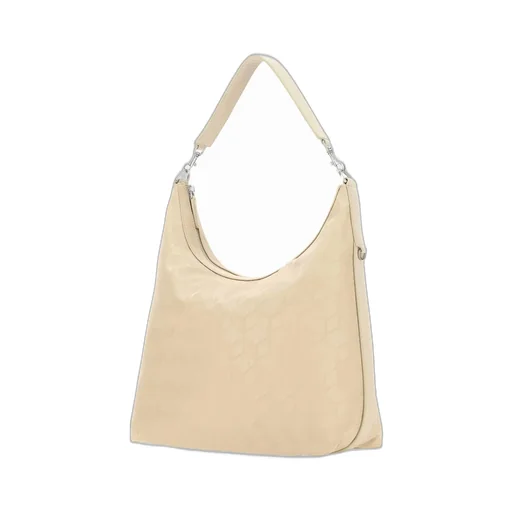 Aren Jacquard Zipped Hobo Bag