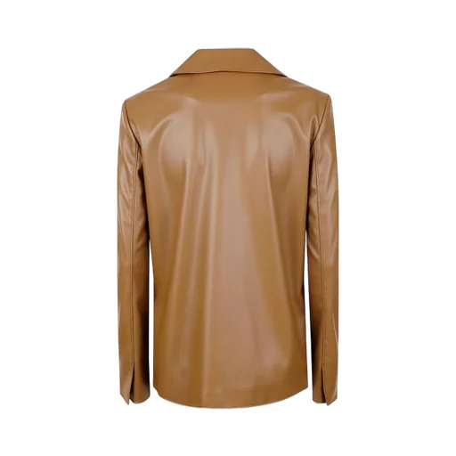 Long-Sleeved Button-Up Jacket
